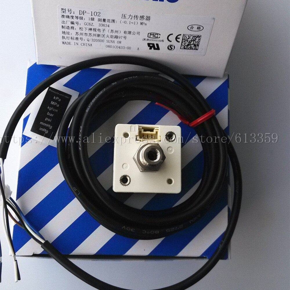 DP-102 NPN Digital Vacuum Positive Pressure Sensor Pressure Controller -0.1 ~ +1 MPa (-14.6 to +146.4 psi) 100% Original