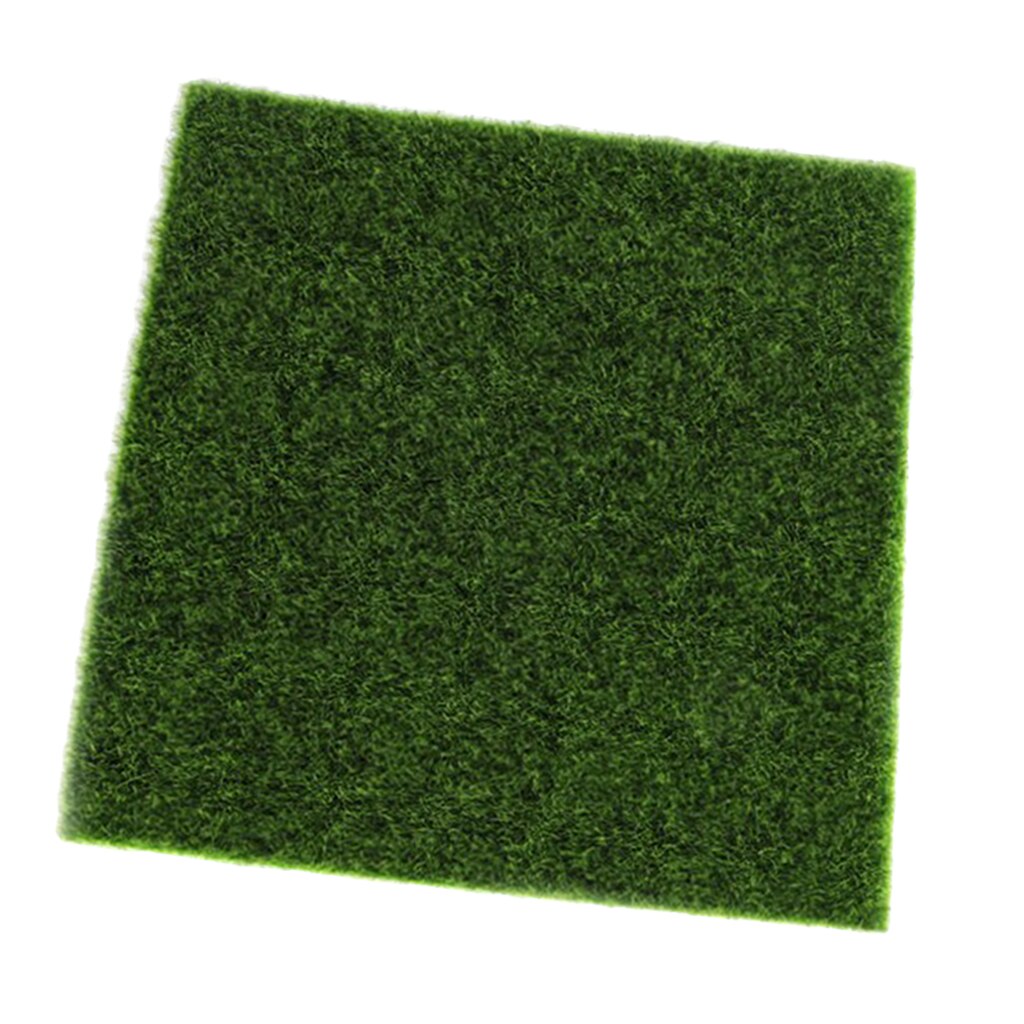 Plastic Simulation Mini Plant Miniature Lawn Fairy Garden DIY Decor Accessories