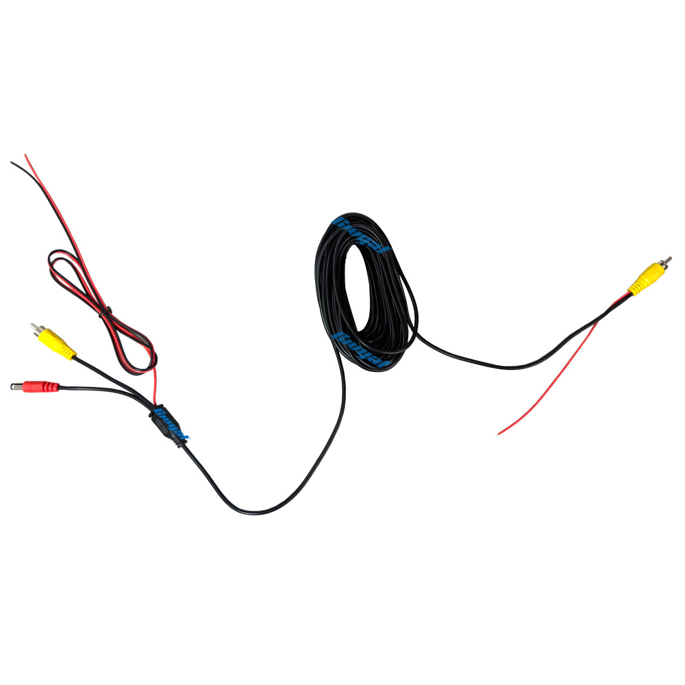 Achteruitrijcamera Videokabel voor Auto Omkeren Parkeren Universele 6M/10M Draad, RCA Video Verlengkabel 2 in 1 Voor Backup Camera
