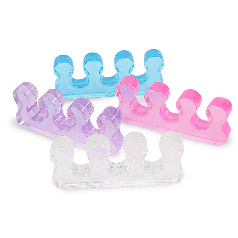 2 PCS Gel Toe Separators Stretchers And Straightener Bunion Protector Thumb Valgus Protector Bunion Adjuster Toe Separators