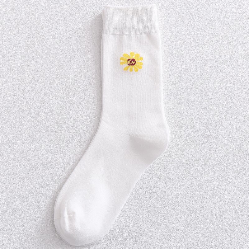 Zomer cartoon watermeloen wortel ei konijn strik pizza kers koekje vrouwen koreaanse versie van sokken straatsokken: 9