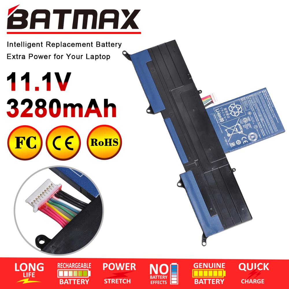 Batmax 1pc Laptop Batterij AP11D3F voor ACER Aspire S3 S3-951 S3-951-2464G24iss S3-951-6464 S3-951-6646 MS2346
