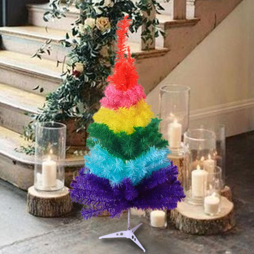 Creatieve Regenboog Kerstboom Kerstboom Decoratie Grandado