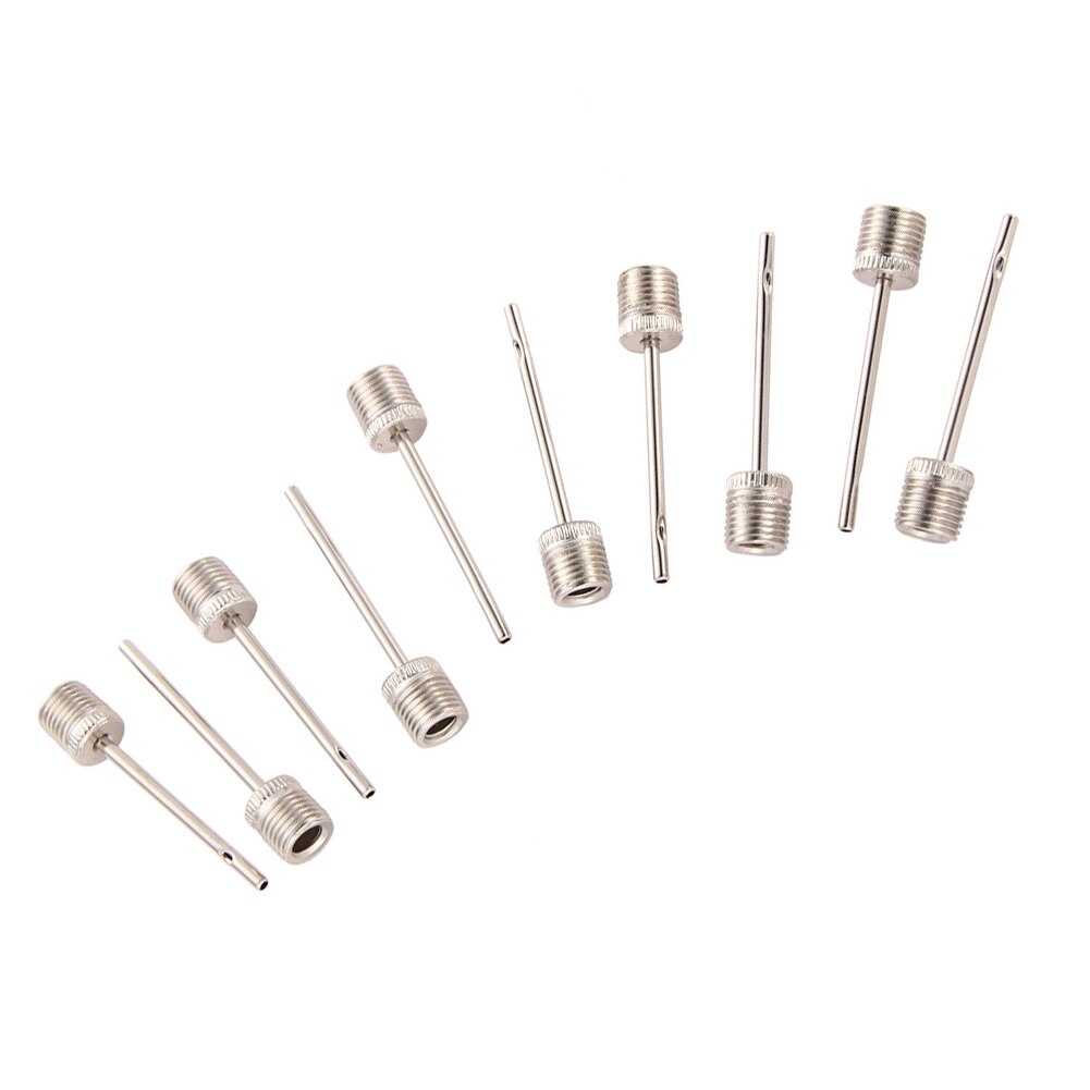 Multifunksjon 10 stk delikat oppblåsningspumpe nåleventiladapter sportsfotball basketball fotball