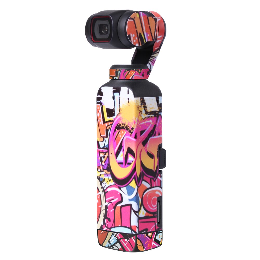 Colorful Decals Stickers Protective Film Waterproof PVC Body Case Cover For DJI OSMO Pocket 2 Handheld Gimbal Camera Accessories: Sliver