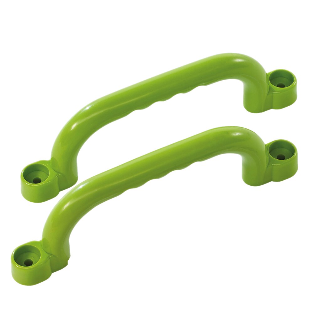 2 pièces jouet Den Playhouse escalade cadre accessoires antidérapant pour enfants Fitness tient arbre maison équipement d'amusement poignée en plastique: green