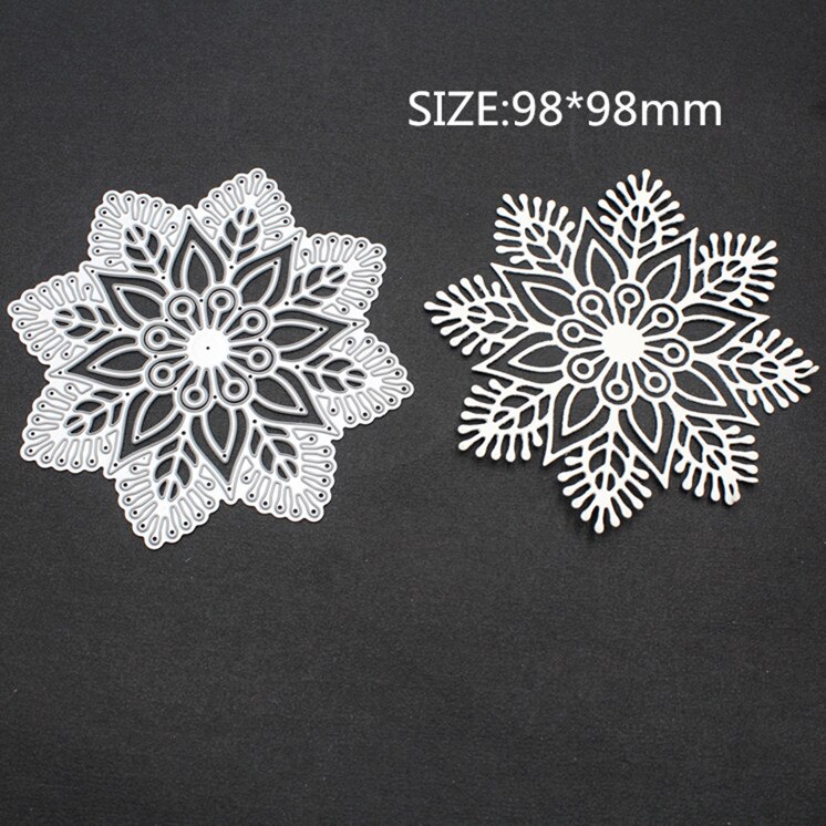 6 style Multi Layered Floral Frame Dies Cut Flower Metal Cutting Dies Stamp for Scrapbooking diy Embossing Paper Card making