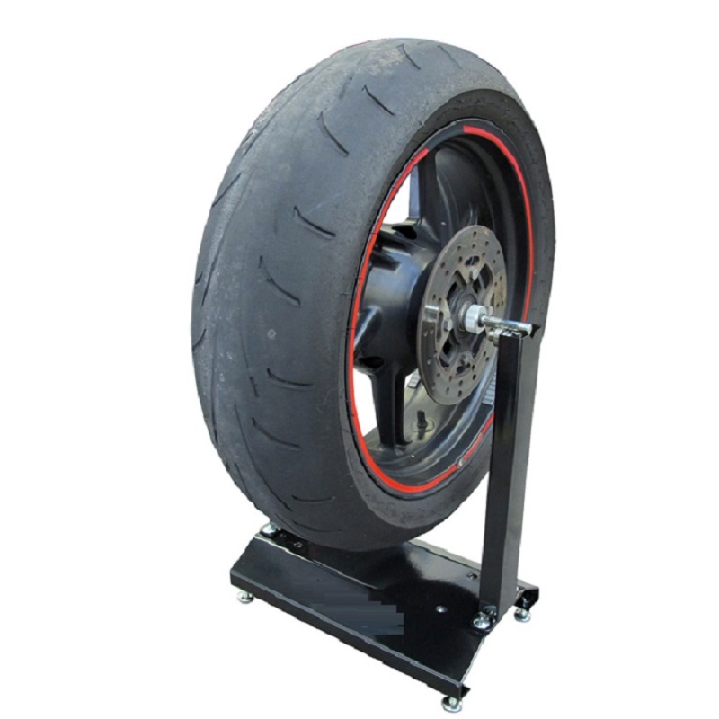 Motorcycle tire balancing frame universal manual tire static balancer instrument tire straightener maintenance tools