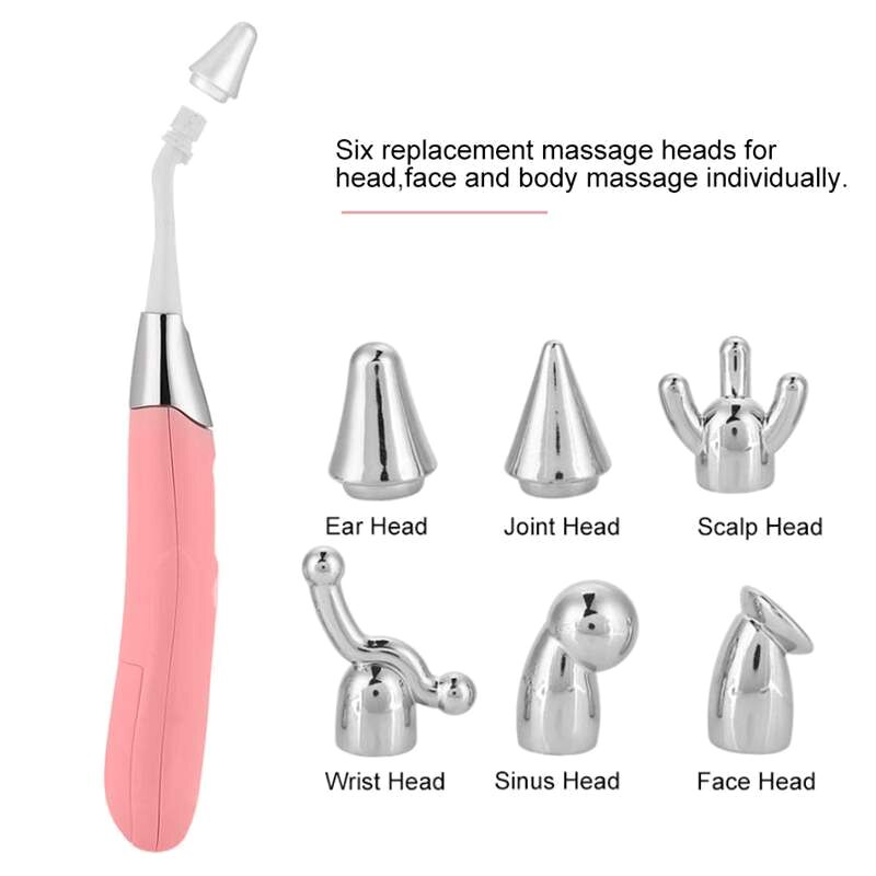6 in 1 elektrische tinnitus-verlichtingsmassage-apparaat, anti-aging facelift-massage-apparaat @ me88