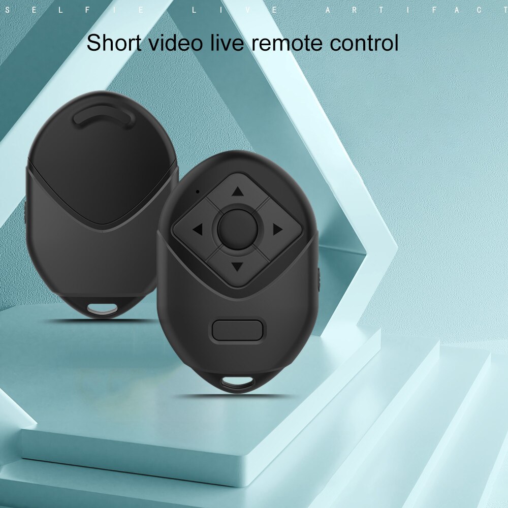 Kebidu disparador Selfie Bluetooth Botón de liberación controlador adaptador para teléfono Mini fotografía Selfie foto Control remoto botón