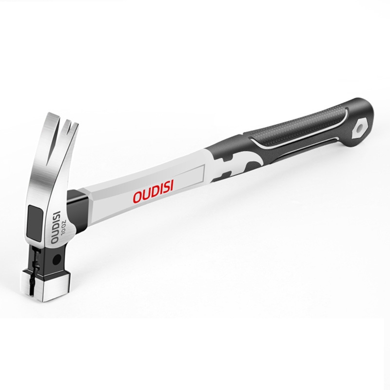 Claw Hammer Magnetic Nail Hammer for Outdoor Camping Daily Work Home Construction Use Impact-Resistant High-Hardness M0XC: A