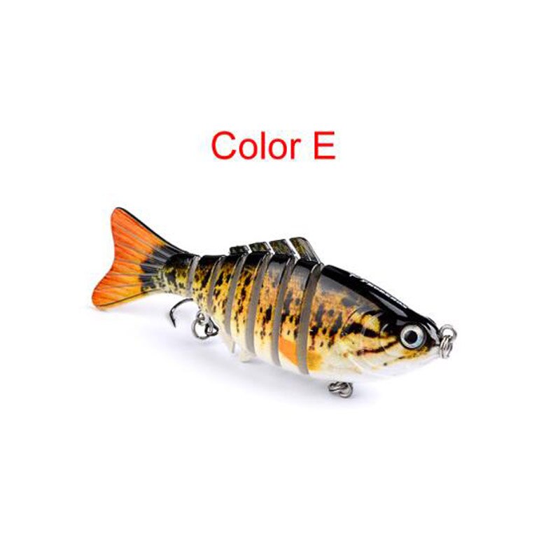 Fishing Lures Lifelike Eyes 7 Segment Realistic Fishing Artificial Bait Bionic Bait Treble Hooks Crucian Carp: type  5