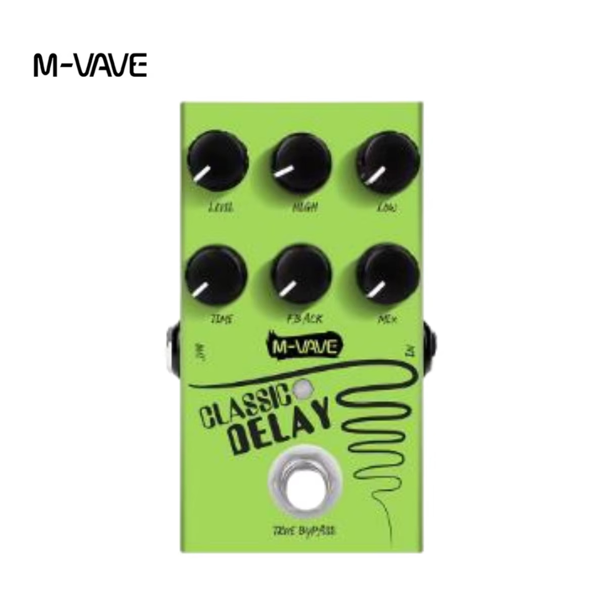 M VAVE Pedal de guitarra Efectr IR BOX (simulador de gabinete + cargador IR) Alta restaurada Varias cajas de altavoces clásicas Aplicación de soporte de sonido: Rojo