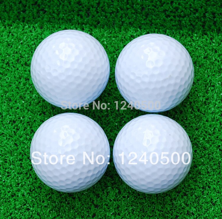 10 unids/bolsa pelota de Golf 2 capas palos de golf a estrenar pelotas de golf práctica partido bola distante al por mayor y al por menor