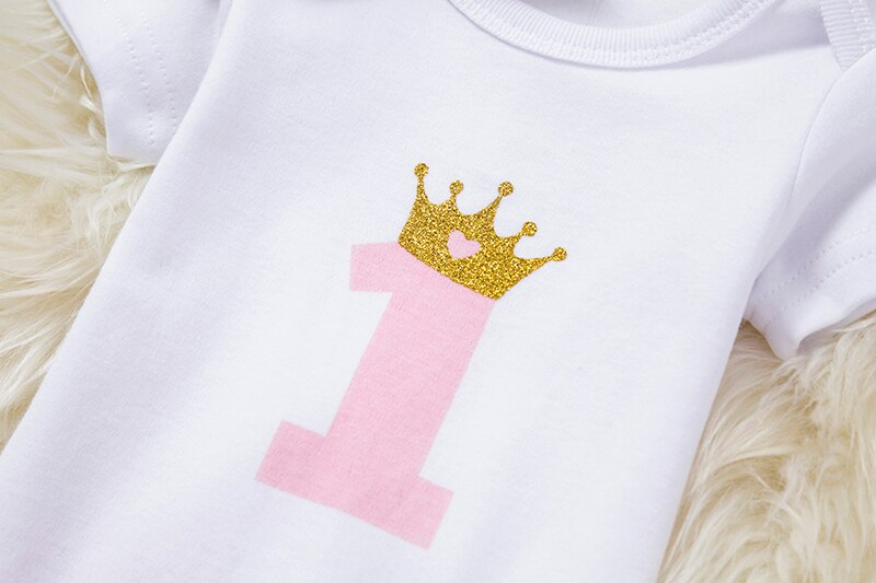 Cute Baby Girl Clothes Newborn Clothing Sets 1 Year Baby Girl Birthday Dress Tutu Birthday Party Outfits Girls Christening Dress