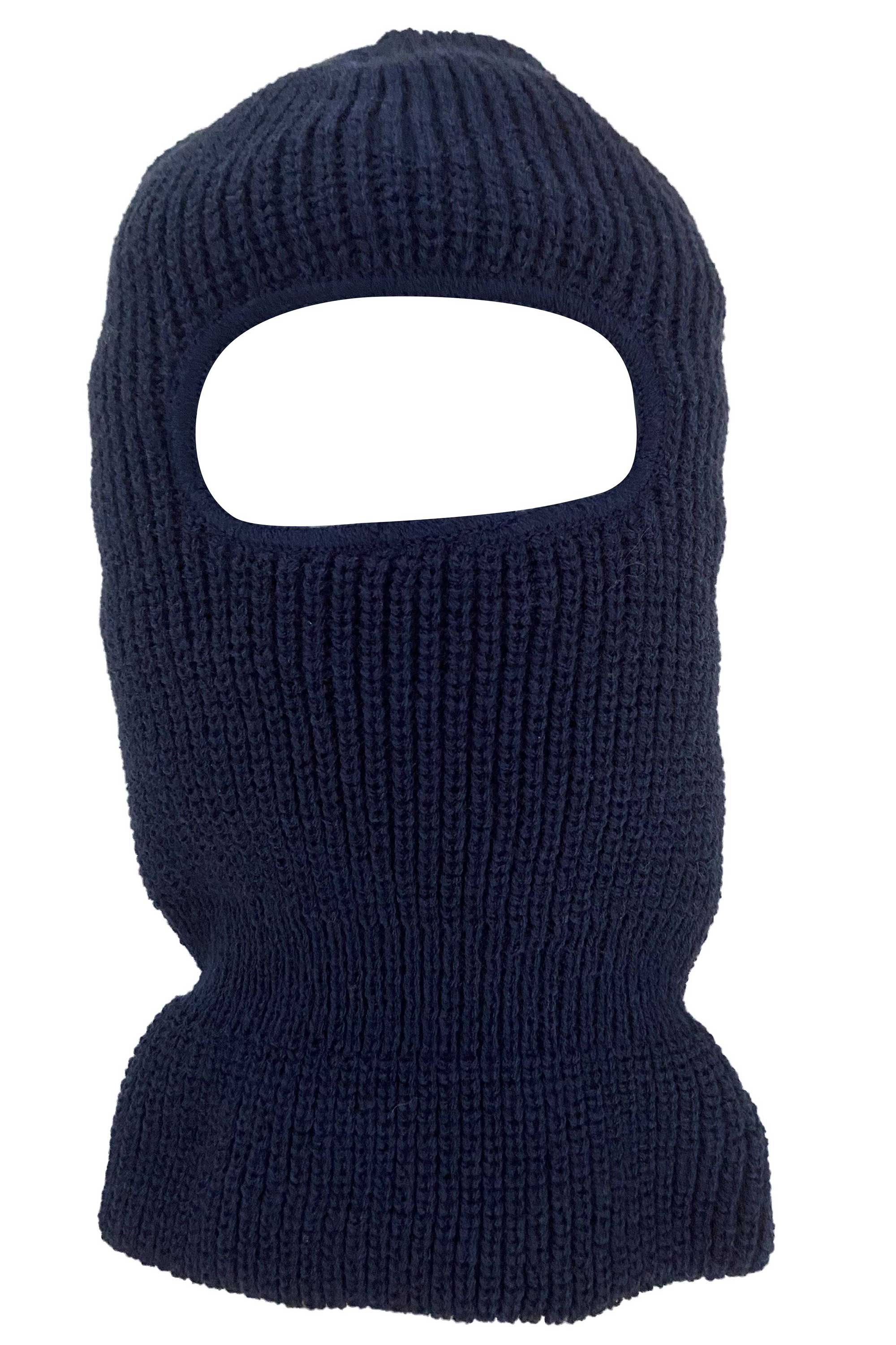 KNITTED HOOD BALACLAVA 1 HOLE SKI MASK