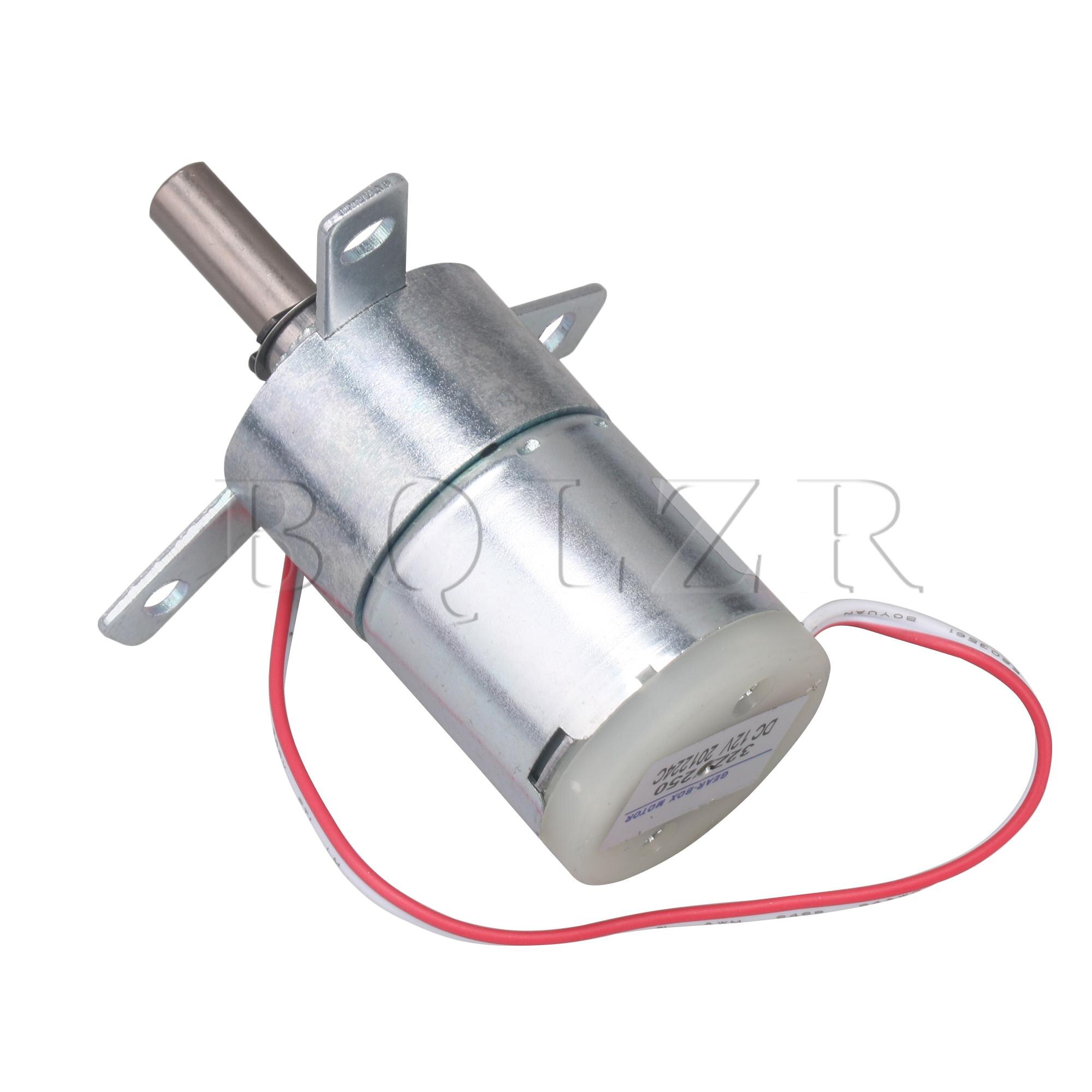 BQLZR High Torque 12V DC 25 RPM Gear-Box Stabilivolt Electric Motor Replacement