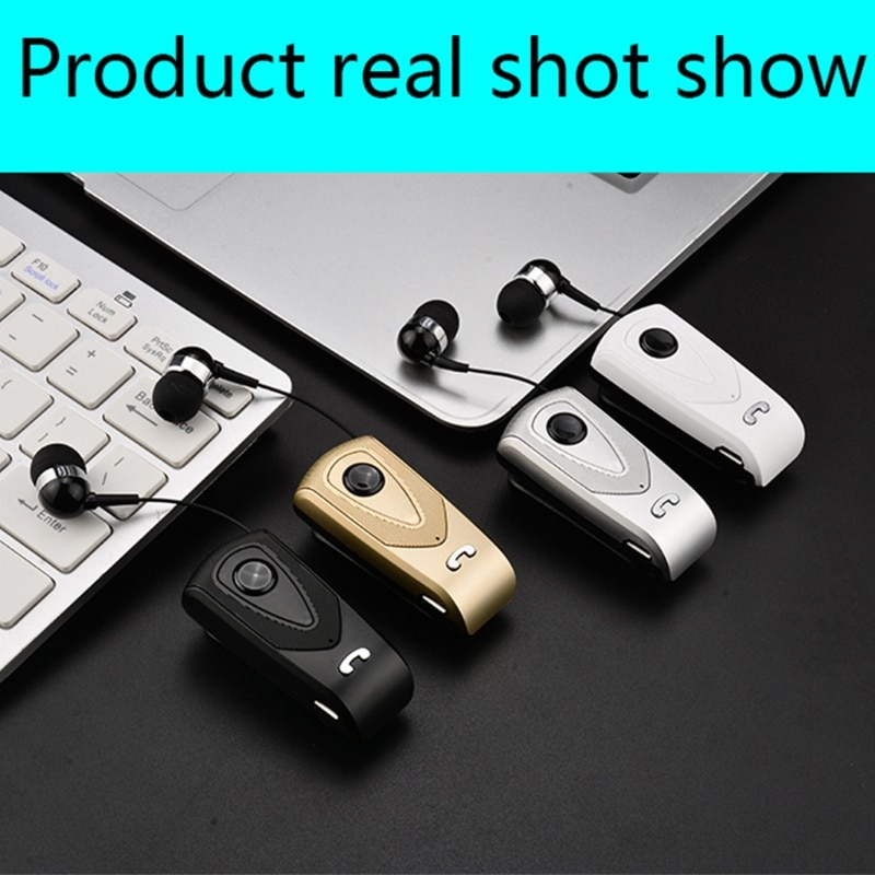 Retractable Fineblue F930 Stereo Music Wireless Bluetooth 4.0 Headset Earphone