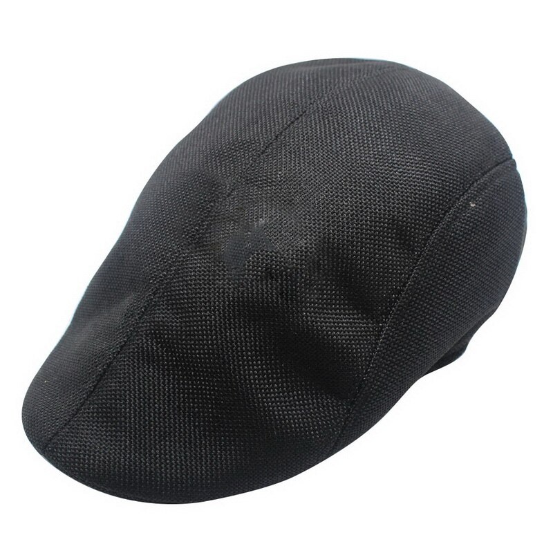 Boina de cuadros a la para hombre, sombrero clásico con elástico , gorra plana para hombre, gorro informal, gorros de: B3