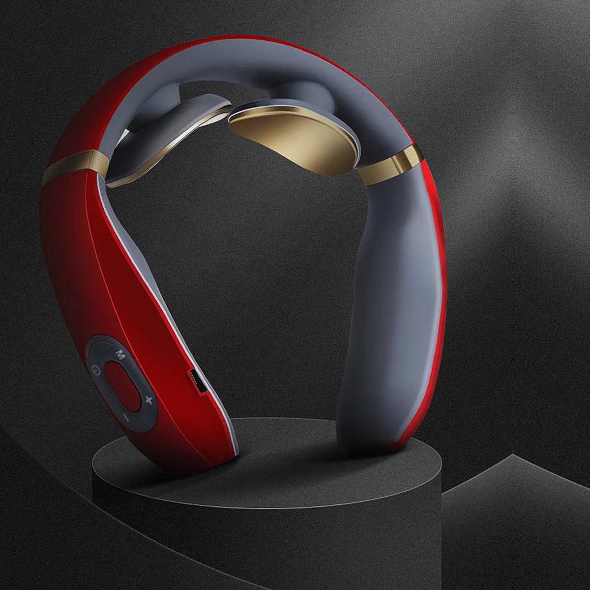 6 Modes 9 Levels Electric Neck Massager Pulse Cervical Vertebra Relax Lumbar Leg Massage Device