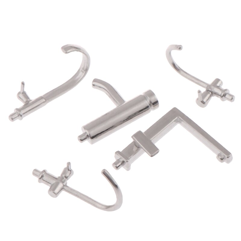 1/12 Dollhouse Mini Bad Kraan Simulatie Water Tap Model Meubels Speelgoed voor Poppenhuis Decoratie Miniatuur Accessoires