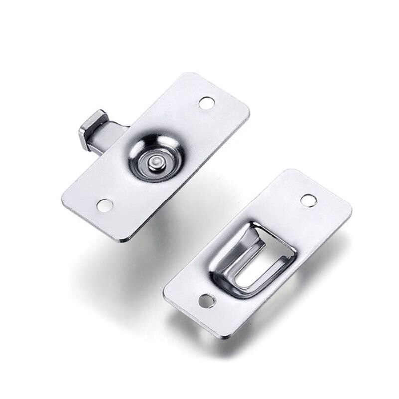Stainless Steel 90 Degree Buckle Hook Door Lock Bolt for Sliding Door Window Kit