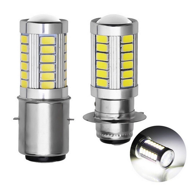 1x px15d p15d 33 smd  h6m led  ba20d 5630 33 led tågelygte auto motorcykel/motorcykel/ forlygter fjern-/nærlys pære 12v