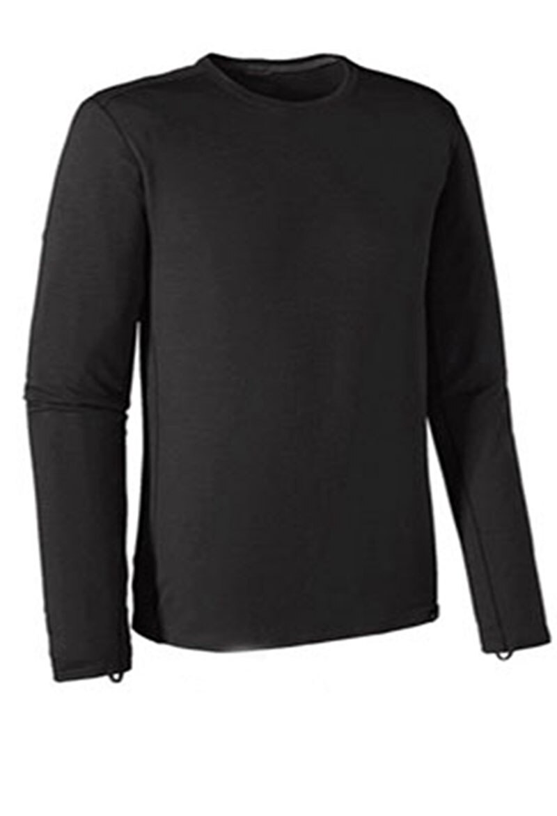 Heren Basislaag Mannen Merino Wol T-shirt Mannen Merino Wol Lange Mouw Prestaties Shirt Midweight Anti-geur 180G Aziatische Grootte S-L