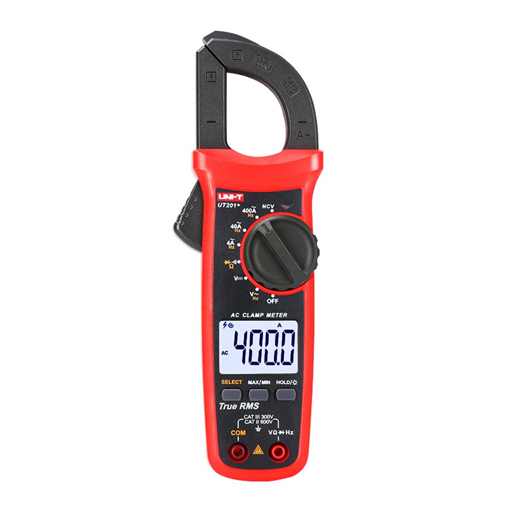 UNI-T Digital Clamp Meter UT201+ UT202+ UT203+ AC DC Current Amperimetro Tester Clamp Multimeter Resistance Frequency