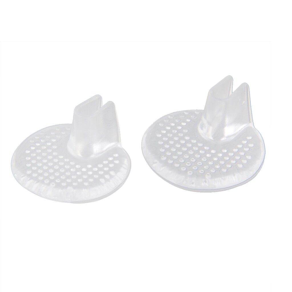 2pcs Flip flop Sandals Silicone Gel Toe Guards Shoe Insoles Pads Cushion Foot Protector for Wearing Flip Flops High Heel Shoes