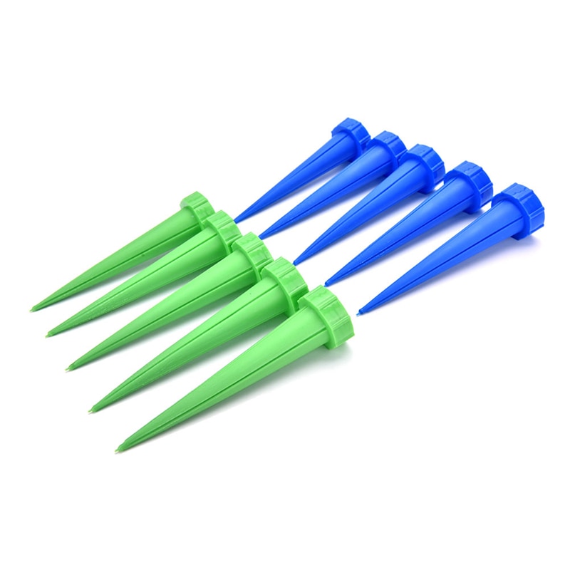 Couleurs aléatoires automatique jardin cône arrosage pic plante fleur abreuvoirs bouteille système d'irrigation