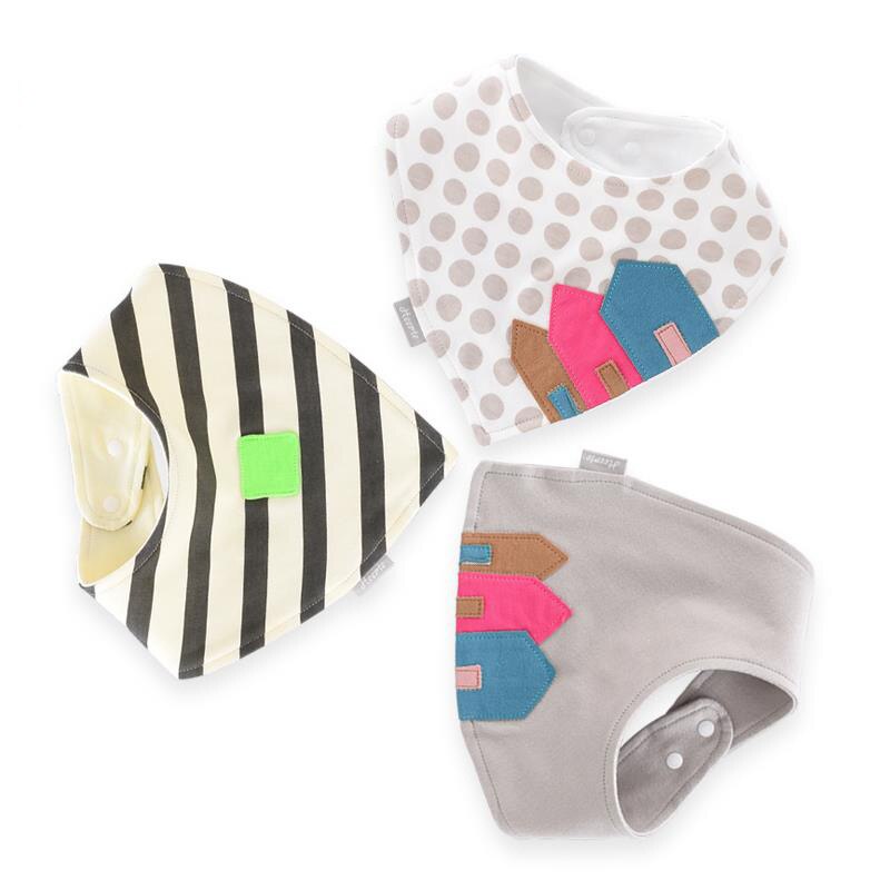 Baby speeksel handdoek baby driehoek slabbetjes eten voor meisjes jongens zachte katoenen stof cartoon