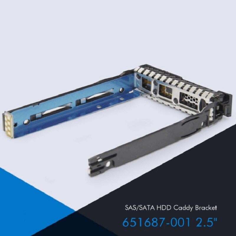 (2-Pack) 2.5 Inch 651687-001 651699-001 Sas Sata Hard Drive Tray Caddy Voor Hp G8 G9 DL120 DL160 DL180 DL360 En Meer