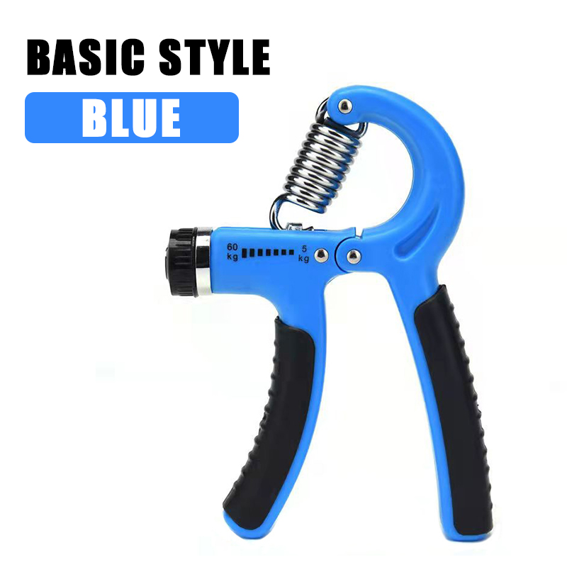 Adjustable Fitness R Type Gripper Training Hand Muscle Strength Booster Wrist Rehabilitation Training Device Fitness Equipment: Brown