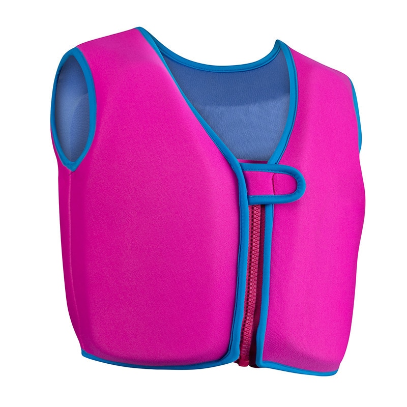 Crianças Colete Salva-vidas Colete Salva-vidas Neoprene para a Natação Rosa Meninas Crianças