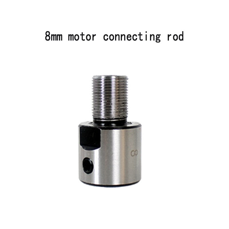 Taper shank connection chuck hand tight lathe / bench drill / three claw / electric drill chuck connecting rod: Silver