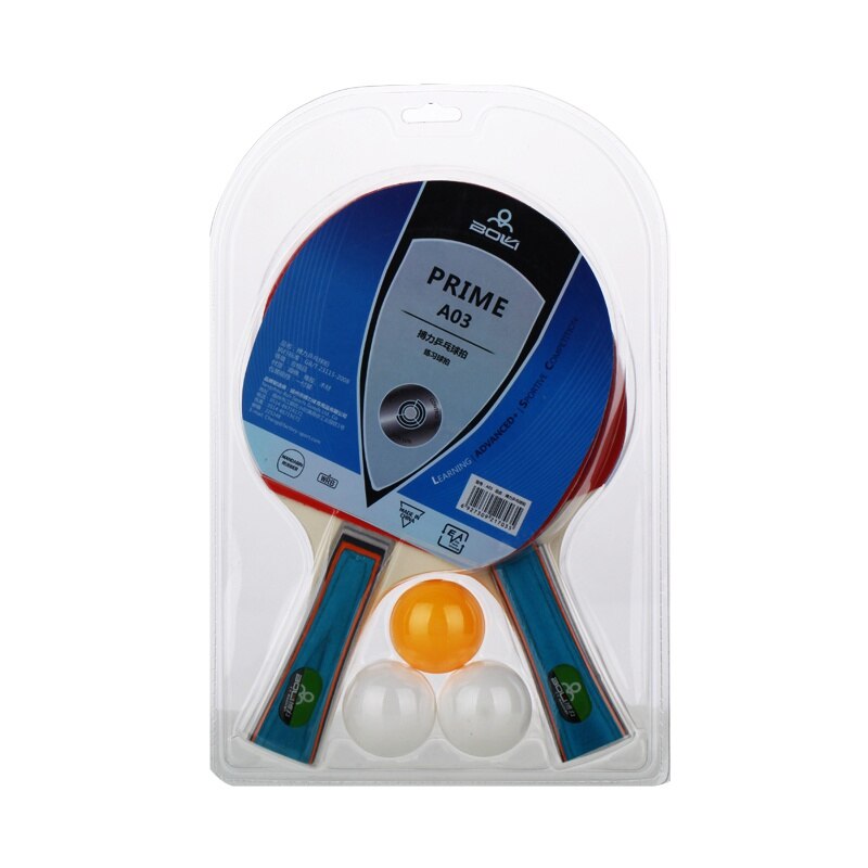 2racket+3balls Carbon Fiber Tables Tennis Rackets With Double Face Pimples In Table Tennis ping pong Rackets: Default Title