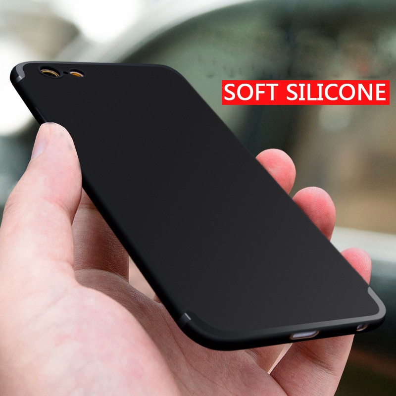 iONCT Luxury Back Soft Silicon case For iphone 6 case iphone 7 case Full cover For iphone 6s 8 plus X Phone Bags Cases