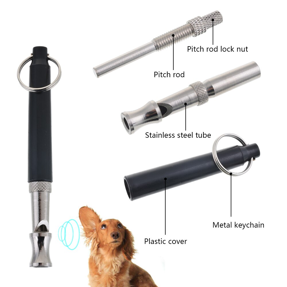Adjustable Dog Whistle Pet Dog Training Obedience Whistle Supersonic Sound Repeller Pitch Stop Barking Quiet Whistles