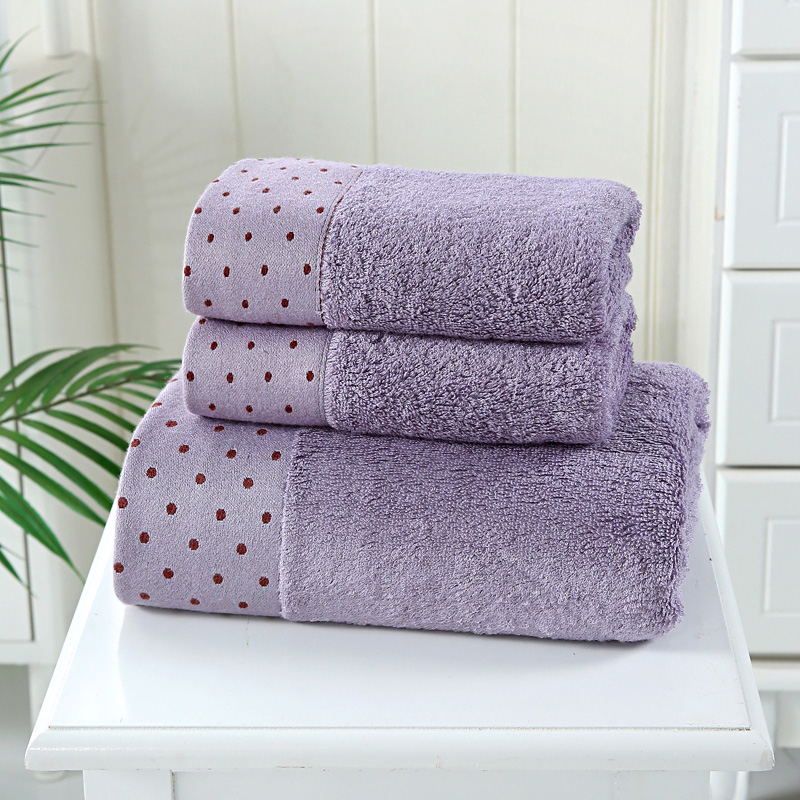 100% baumwolle 2 Stück Bad Handtücher Set Hand Handtücher Luxus Weiche Sun Star Rosa Gelb Blau 28 "x 55": Purple / Bath Towel