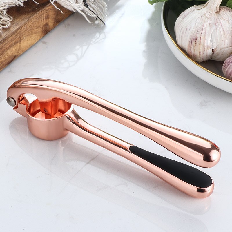 TOFOI Rose Gold Garlic Peeler Set with Box Best for Style Garlic Press with Peeler and Cleaner: Default Title