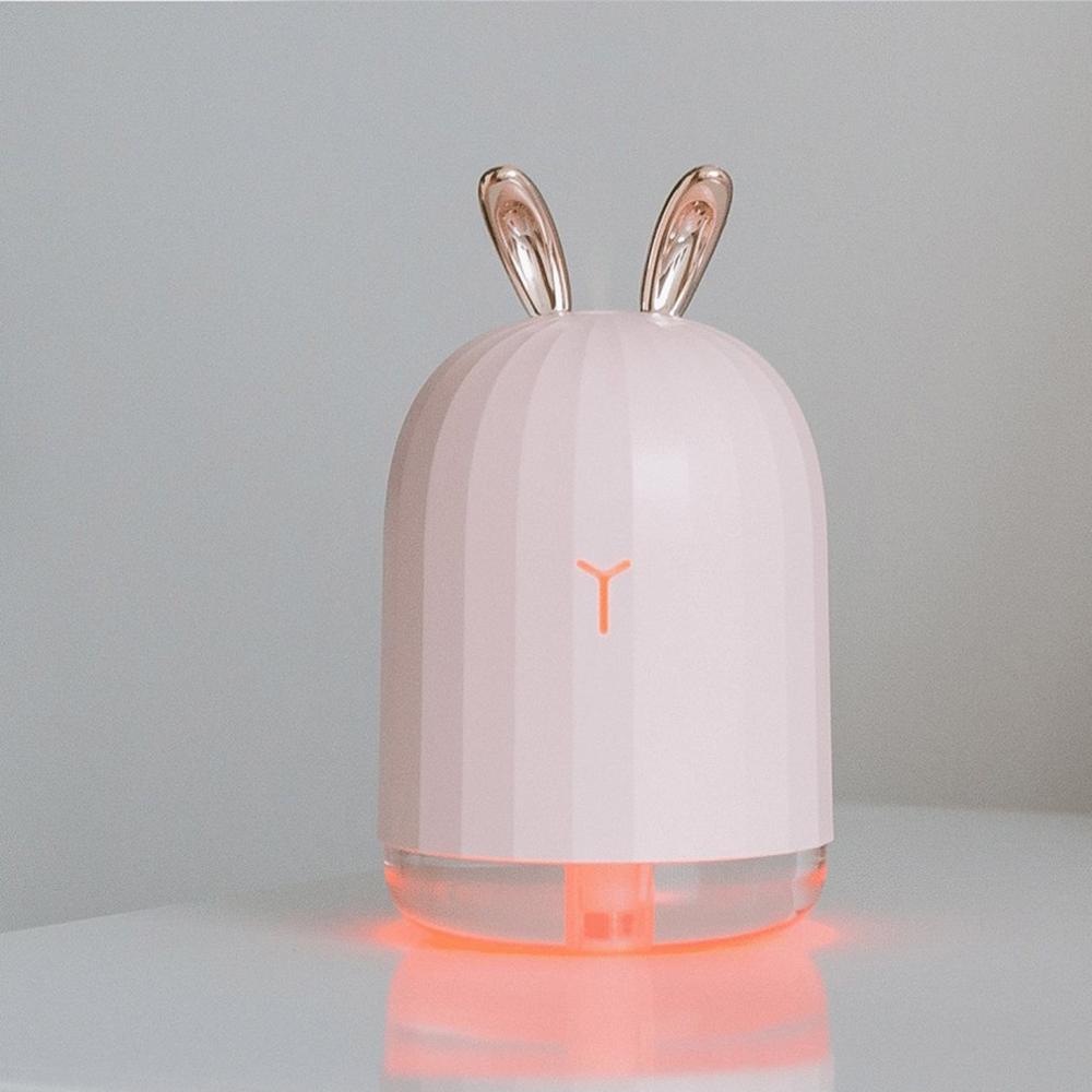 4 Types Humidifier Ultrasonic Whisper-quiet Operation Aroma Diffuser with LED Light Mini Deck Car Air Humidifier Mist Maker