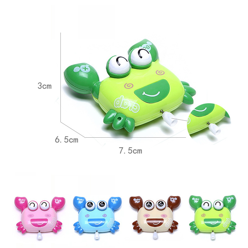 1PC Baby Children&#39;s Funny Wind-up Toys Kids Spring Clockwork Toy Mini Pull Back Cycling Pig/dinosaur/elephant/monkey Wind Up Toy: D-Random Color