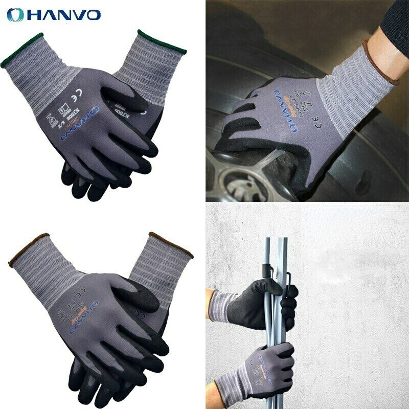 Nitril sikkerhedsbelægning arbejdshandsker palmebelagte handsker mekaniske arbejdshandsker herrehandsker