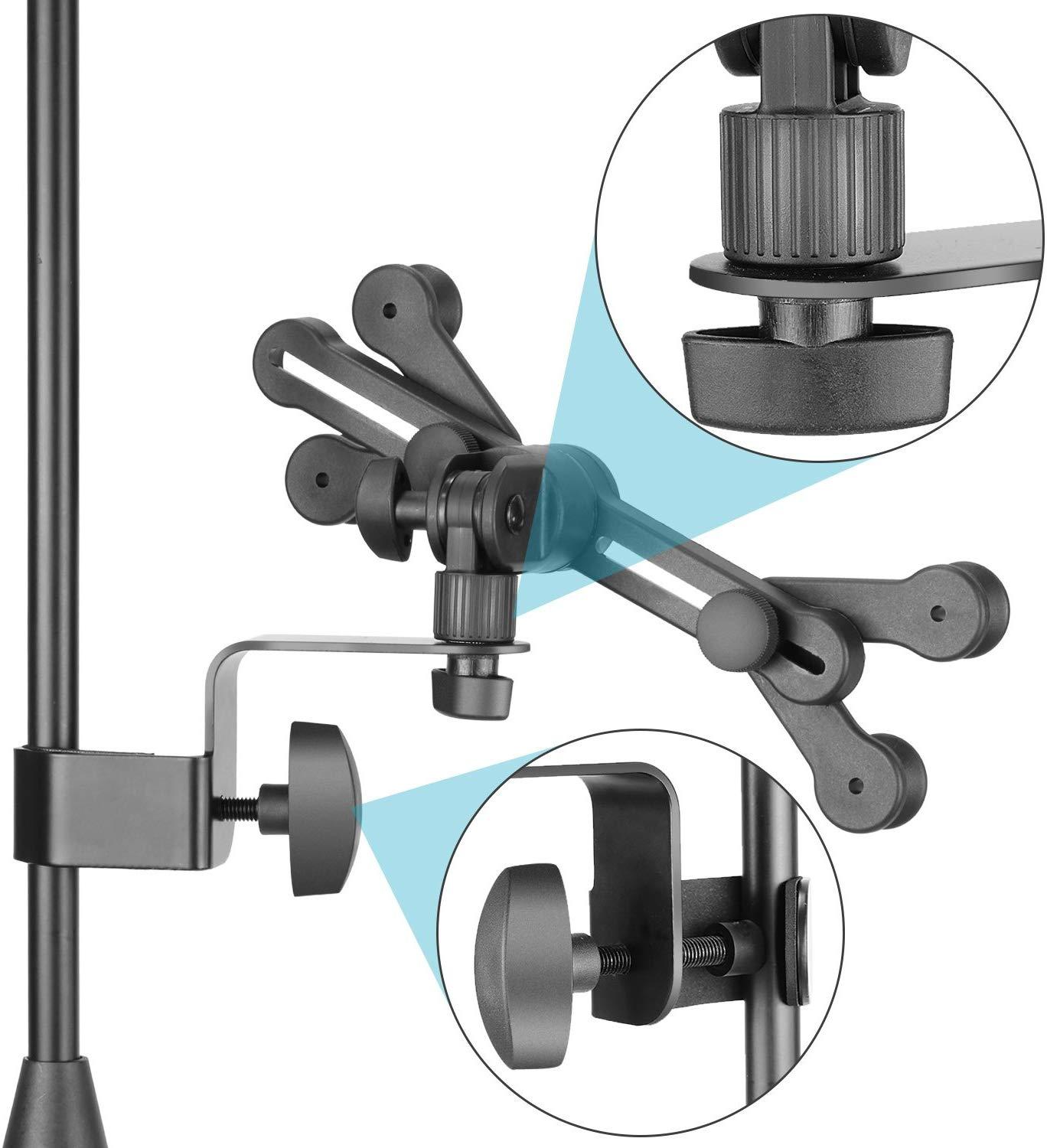 Neewer 6-11 pouces réglable musique micro support de Microphone support de tablette avec 360 degrés support pivotant pour Apple iPad Pro Air Mini