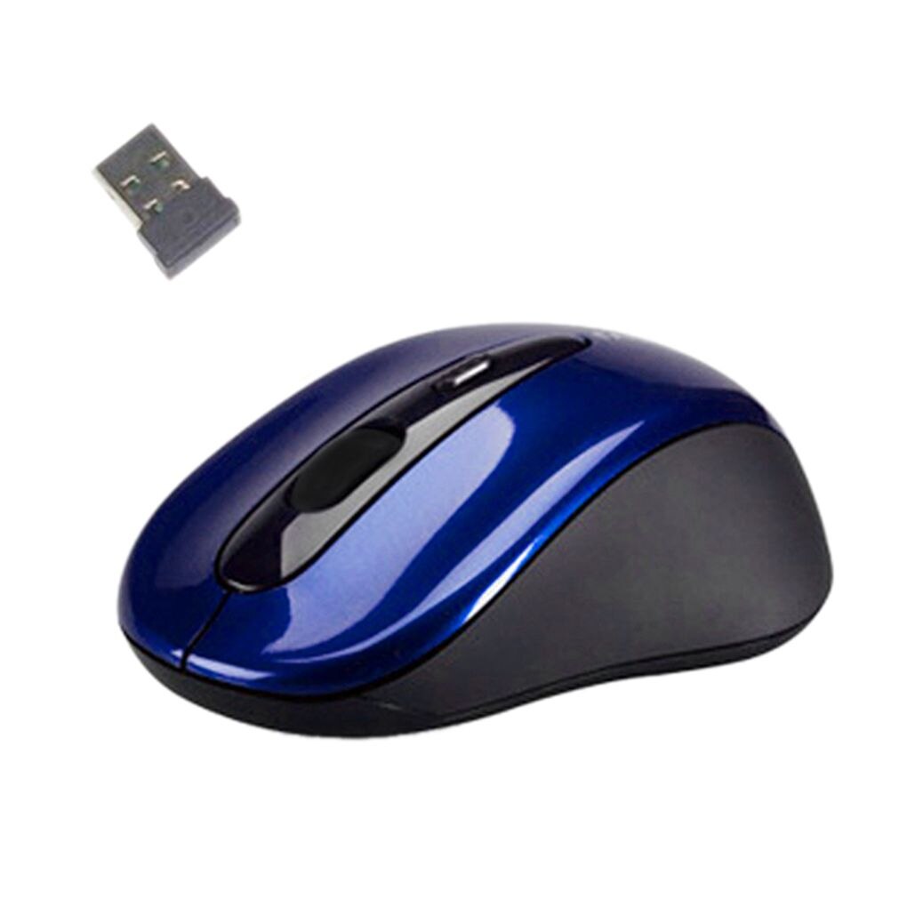 Universal 2.4GHz Wireless Mouse 1600DPI Optical Computer Cordless Office Mice with USB Receiver Wireless optical mouse: 02