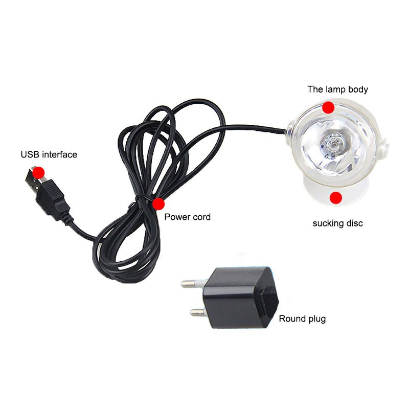 Iluminación LED para tanque de peces, foco submarino resistente al agua, luz de noche Marina/buceo, lámpara de Acuario, accesorios de decoración, 88 x h8z