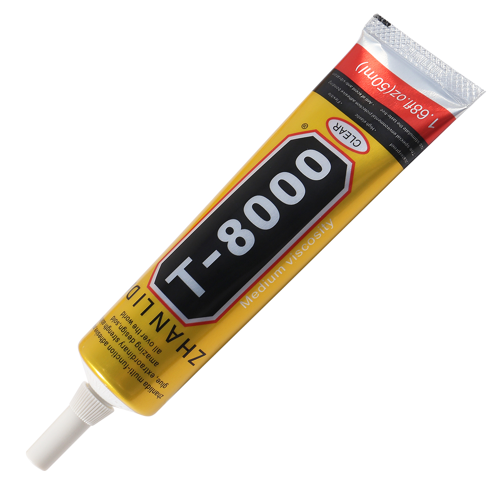 T8000 limtyper til mobiltelefoner  t8000 limtyper 15/50/110ml klæbestoffer multifunktionslim til telefonreparation tablet briller smykker