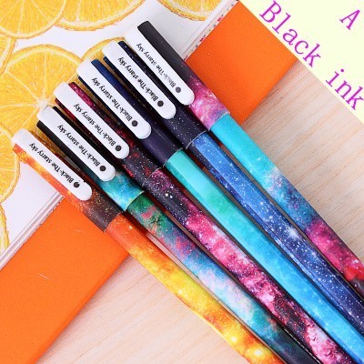 10 unids 6 unids kawaii flor colorida Cancillería gel pluma material escolar oficina papelería papelaria canetas coloridas color de la pluma 04083