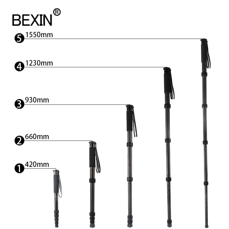 BEXIN Carbon Fiber Monopod Camera Stand Monopod for shooting DSLR cameras